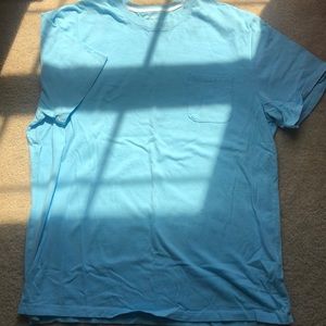 Solid light blue tee
